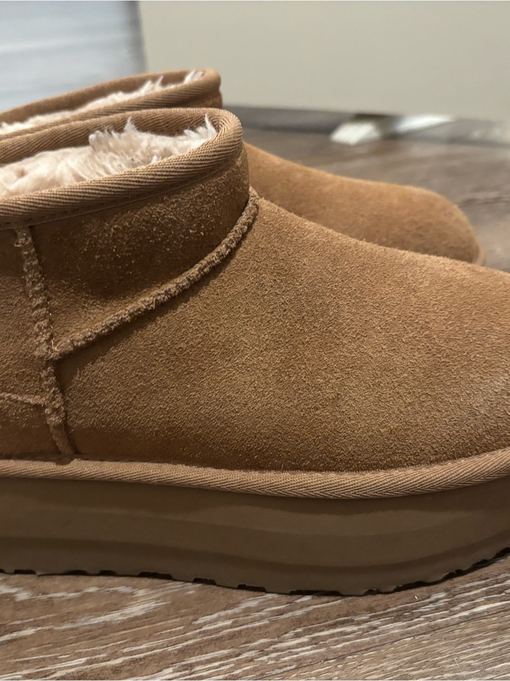 Authentic Women’s Chestnut Platform Ugg Boots